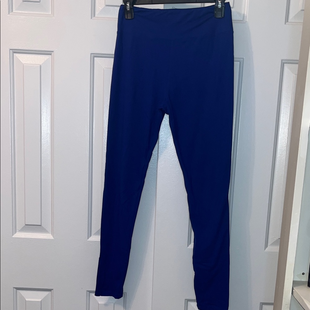 Always Leggings High Waist Soft Stretch Blue‎ Size OS